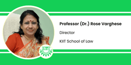 Interview Professor Dr Rose Varghese Director at KIIT School of Law